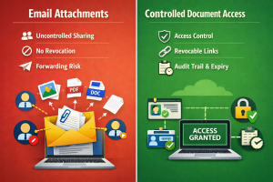 “Email Attachments vs Controlled Document Access